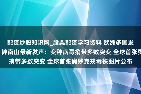 配资炒股知识网_股票配资学习资料 欧洲多国发现“奥妙克戎毒株”！钟南山最新发声：变种病毒捎带多数突变 全球首张奥妙克戎毒株图片公布